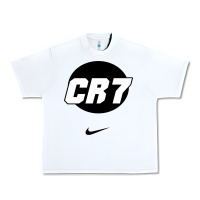 White Cristiano CR7 Urban Heavy Tee - linhVisuals