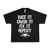 Funny Drone Racing Design Men Women Drone Pilot Rc Racers Urban Heavy Tee | Teevron