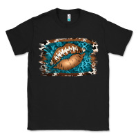 Black Football Lips Classic Tee - Jasminsmagicworld