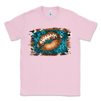 Bubblegum Pink Football Lips Classic Tee - Jasminsmagicworld