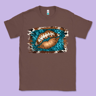 Football Lips Classic Tee Designed By Jasminsmagicworld