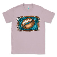 Lilac Football Lips Classic Tee - Jasminsmagicworld