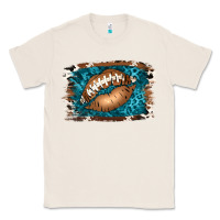 Natural Football Lips Classic Tee - Jasminsmagicworld