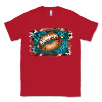 Red Football Lips Classic Tee - Jasminsmagicworld