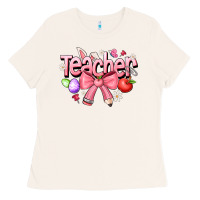 Bone easter teacher Ladies Tee - CowhideDigitalArt