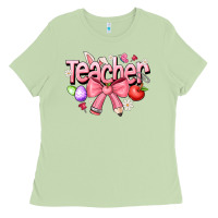 Matcha easter teacher Ladies Tee - CowhideDigitalArt