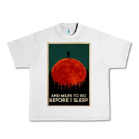 Lunar Rock hiking and miles to go before i sleep Urban Heavy Tee - linhVisuals