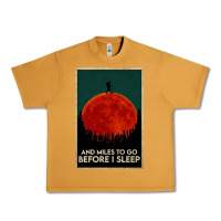 Peanut Butter hiking and miles to go before i sleep Urban Heavy Tee - linhVisuals