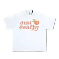 White just peachy retro 70s georgia peaches summer fruit Urban Heavy Tee - linhVisuals