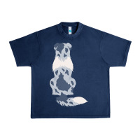 Navy australian shepherd Urban Heavy Tee - linhVisuals