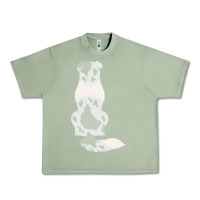 Oil Green australian shepherd Urban Heavy Tee - linhVisuals