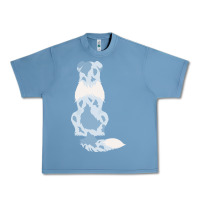 Pebble Blue australian shepherd Urban Heavy Tee - linhVisuals