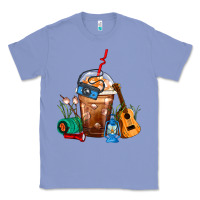 Colony Blue Camping Frappe Coffee Classic Tee - FaDigitalArtStudio