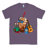 Lavender Camping Frappe Coffee Classic Tee - FaDigitalArtStudio