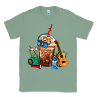 Sage Camping Frappe Coffee Classic Tee - FaDigitalArtStudio