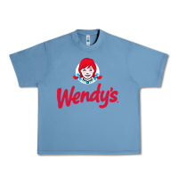 Pebble Blue wendys restaurant Urban Heavy Tee - linhVisuals