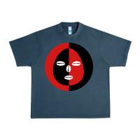 Midnight Navy eleggua 2 colors face Urban Heavy Tee - linhVisuals