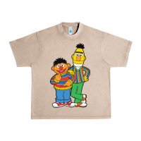 French Oak bert and ernie Urban Heavy Tee - linhVisuals
