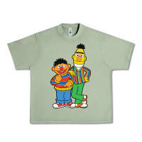 Oil Green bert and ernie Urban Heavy Tee - linhVisuals