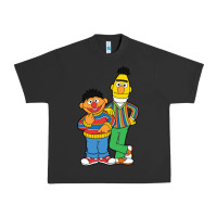 Pigment Black bert and ernie Urban Heavy Tee - linhVisuals