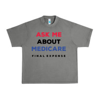 Tornado ask me about medicare final expense Urban Heavy Tee - linhVisuals