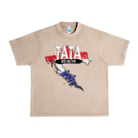 French Oak mens tata croatian father croatia bester papa father's day Urban Heavy Tee - linhVisuals
