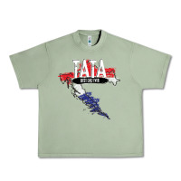 Oil Green mens tata croatian father croatia bester papa father's day Urban Heavy Tee - linhVisuals