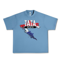 Pebble Blue mens tata croatian father croatia bester papa father's day Urban Heavy Tee - linhVisuals