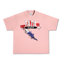 Salmon mens tata croatian father croatia bester papa father's day Urban Heavy Tee - linhVisuals