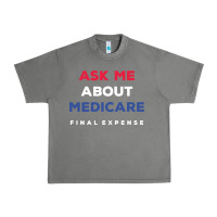 Tornado ask me about medicare final expense Urban Heavy Tee - linhVisuals