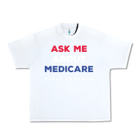 White ask me about medicare final expense Urban Heavy Tee - linhVisuals