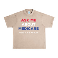 French Oak ask me about medicare final expense Urban Heavy Tee - linhVisuals