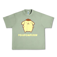 Oil Green pompompurin character front and back t shirt Urban Heavy Tee - linhVisuals