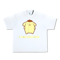 White pompompurin character front and back t shirt Urban Heavy Tee - linhVisuals