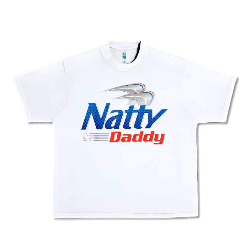 Mens Natty Daddy Dad Bod Light Humor Beer Lover Father's Day Urban Heavy Tee by linhVisuals | Teevron