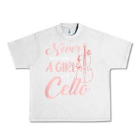 Lunar Rock never underestimate a girl with a cello Urban Heavy Tee - linhVisuals