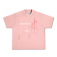 Salmon never underestimate a girl with a cello Urban Heavy Tee - linhVisuals