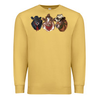 Antique Gold Hangin With My Heifers Premium Sweatshirt - RanaPortraitStore