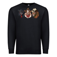 Black Hangin With My Heifers Premium Sweatshirt - RanaPortraitStore
