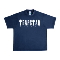 Navy trapstar Urban Heavy Tee - linhVisuals