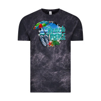 Cloud Black beach please Vintage Tee - CowhideDigitalArt
