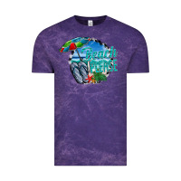 Cloud Purple beach please Vintage Tee - CowhideDigitalArt