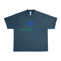 Midnight Navy benetton rugby Urban Heavy Tee - linhVisuals