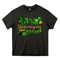 Asphalt Let the shenanigans begin St. Patricks Day Heavy Core Tee - FaDigitalArtStudio