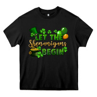 Black Let the shenanigans begin St. Patricks Day Heavy Core Tee - FaDigitalArtStudio