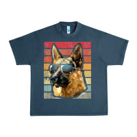 Midnight Navy retro vintage german shepherd german shepherd dog gift Urban Heavy Tee - linhVisuals