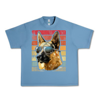 Pebble Blue retro vintage german shepherd german shepherd dog gift Urban Heavy Tee - linhVisuals