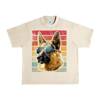 Sandshell retro vintage german shepherd german shepherd dog gift Urban Heavy Tee - linhVisuals