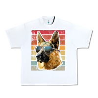 White retro vintage german shepherd german shepherd dog gift Urban Heavy Tee - linhVisuals