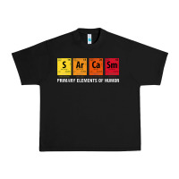 Black sarcasm elements of humor periodic table graphic Urban Heavy Tee - linhVisuals